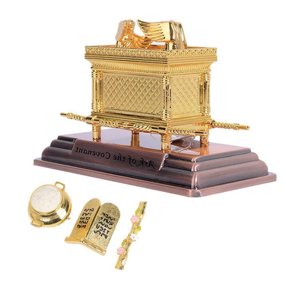 3289 The Ark of The Covenant Replica Gold Plated Statue with Contents